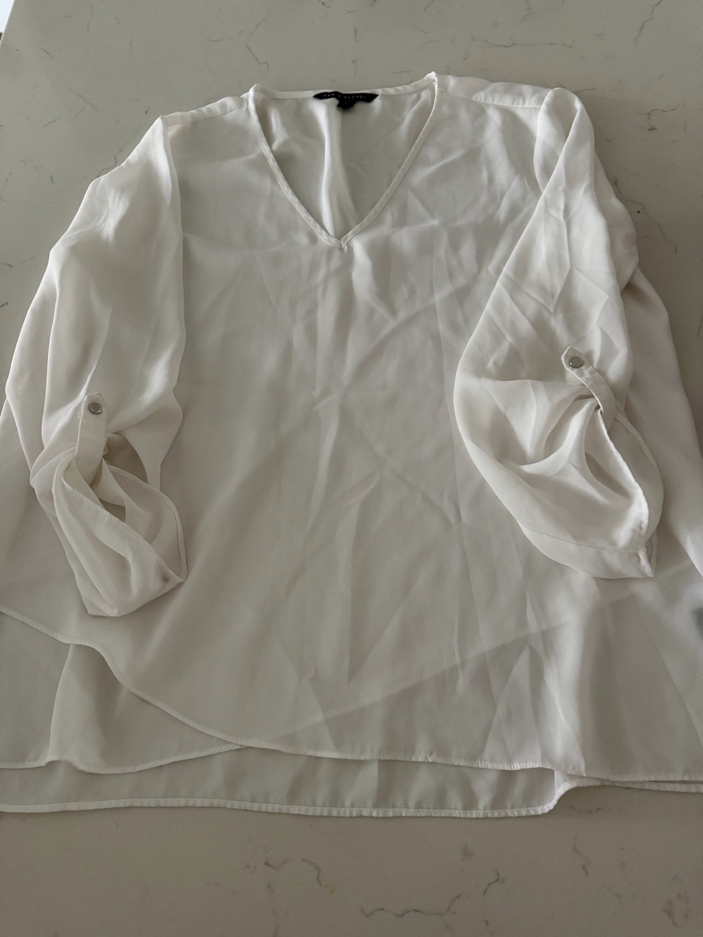 Zac & Rachel White Sheer Duvet Cover